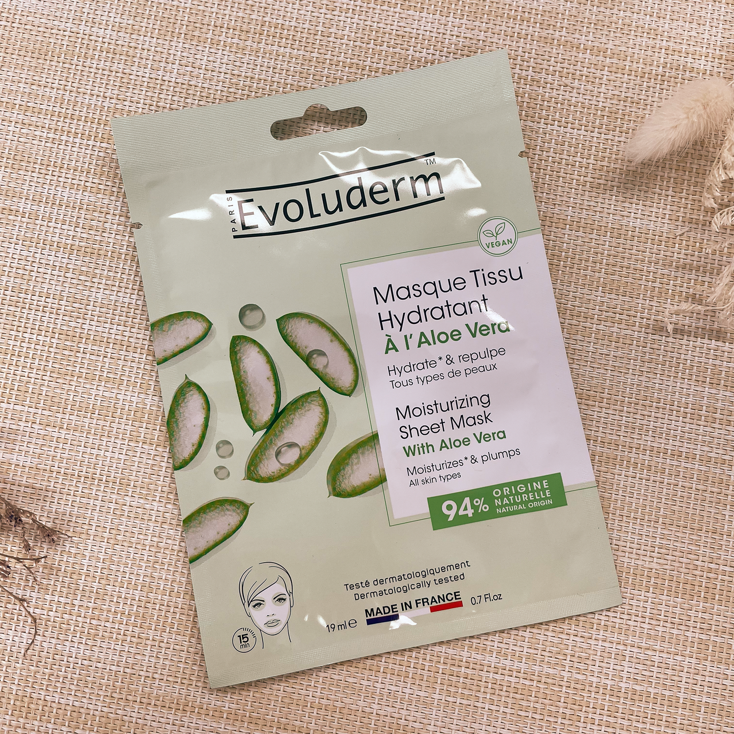 Aloe Vera gezichtsmasker