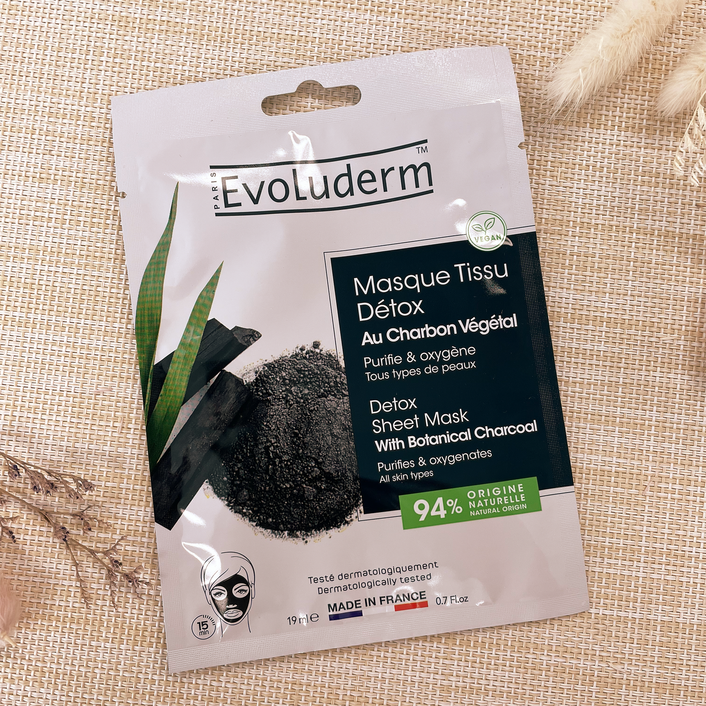 Charcoal gezichtsmasker
