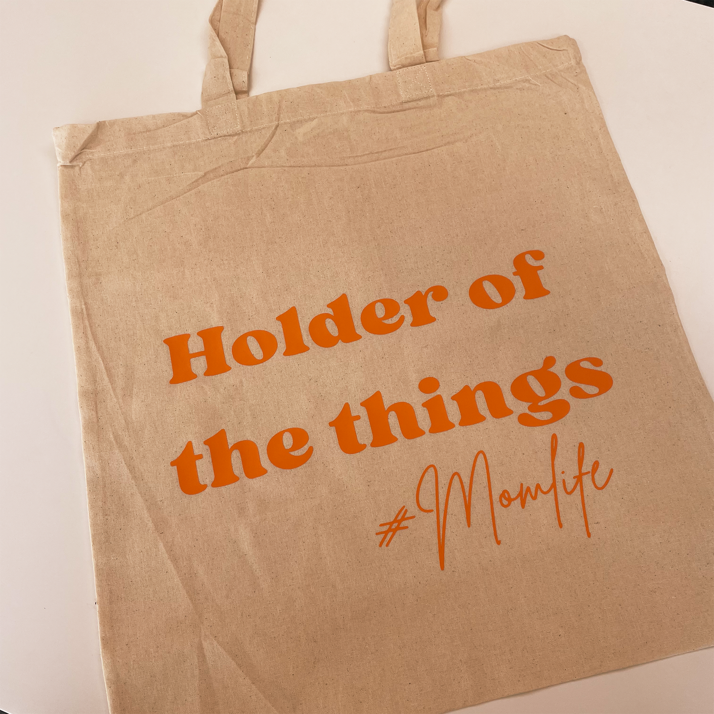 Tote bag '#Mom life'